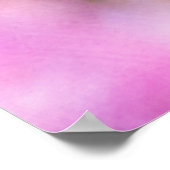 ピンクのリンゴの花 ポスター (角)