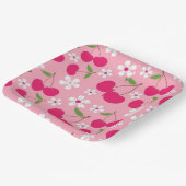 ピンクのリンゴ ペーパープレート (傾斜あり)