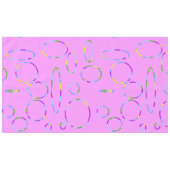 ピンクのループ テーブルクロス (正面(横))