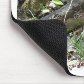 ピンクのレディースリッパーラン マウスパッド (コーナー)