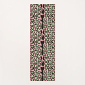 ピンクのレモネードにメロンのジャガーパターン ヨガマット (正面)