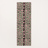 ピンクのレモネードにメロンのジャガーパターン ヨガマット (裏面)