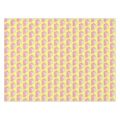 ピンクのレモネードアイスボックスレモンパイスライスピクニックフード テーブルクロス (正面(横))