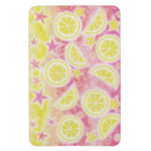 ピンクのレモネードプレミアムマグネット マグネット (縦)