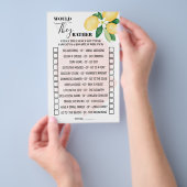 ピンクのレモンは彼らはむしろゲームカードをシャワーするだろう チラシ (ハンドル)