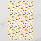 ピンクのレモン新郎がシャワーゲームカードを言った事 チラシ (裏面)