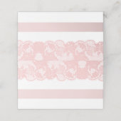 ピンクのレーステーブルデコ ミモザバー  名札 プレイスカード (外部開封)