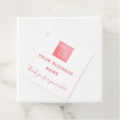 ピンクのロゴ水の色ソーシャルメディア注文ありがとう フェイバータグ (インサイチュ)