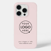 ピンクのロゴ |ビジネス企業のiPhoneケース Case-Mate iPhoneケース (裏面)