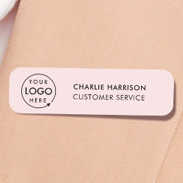 ピンクのロゴ |業務モダン職員 名札