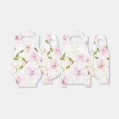 ピンクのロパーソナライズされたス結婚ズ フェイバーボックス (折り畳みなし)