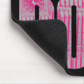 ピンクのロンドン マウスパッド (コーナー)