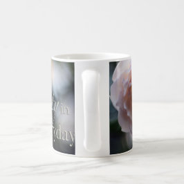 ピンクのローズは毎日のマグの美しいを捜します コーヒーマグカップ