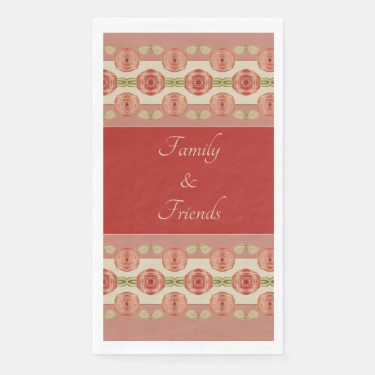 ピンクのローズアクセント付きデザイナー (正面)