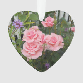 ピンクのローズアクリル オーナメント