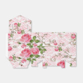 ピンクのローズギフトボックス フェイバーボックス (折り畳みなし)