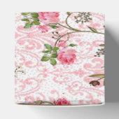 ピンクのローズギフトボックス フェイバーボックス (上部)