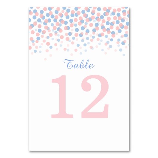 ピンクのローズクォーツ結婚&セレニティのテーブル番号 テーブルナンバー (正面)