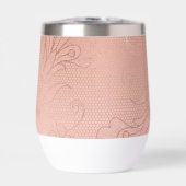 ピンクのローズグラムレ結婚ース (正面)