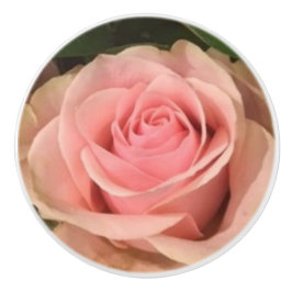 ピンクのローズセラミックプル セラミックノブ