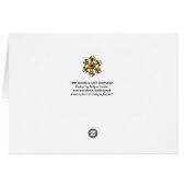 ピンクのローズバッドとダイヤモンドブルーダマスク母の日 (裏面横)