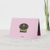 ピンクのローズバッドの母の日カード カード (裏面)