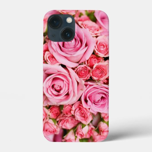 ピンクのローズブーケの花 Case-Mate iPhoneケース (裏面)