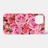 ピンクのローズブーケの花 Case-Mate iPhoneケース (裏面 (横))