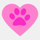 ピンクのローズポープリンツキュートガーリーホリカラフルデイ ハートシール (正面)