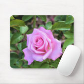 ピンクのローズマウスパッド マウスパッド (マウス)