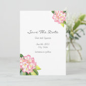 'ピンクのローズ'水色 セーブザデート (スタンド正面)