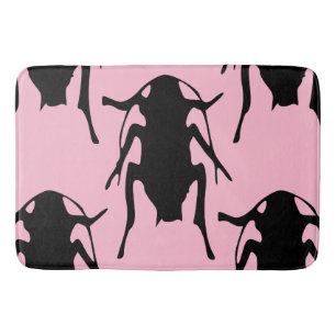 ピンクのローチ浴室浴場マット浴場 バスマット