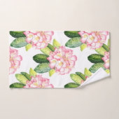 ピンクのロードパターン バスタオルセット (ハンドタオル)