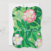 ピンクのワイルドバラの花の秘密の庭のカスタマイズ (正面)