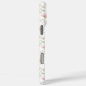 ピンクのワイルドフラワー水彩モノグラム Case-Mate iPhoneケース (裏面 / 右)