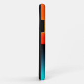 ピンクのワインを飲むフラミンゴモノグラムの Case-Mate iPhoneケース (裏面/右)