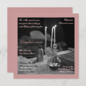 ピンクのヴァフティシ 招待状 (正面/裏面)