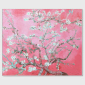 ピンクのヴァン・ゴッホの杏の花 ラッピングペーパー (フラット)