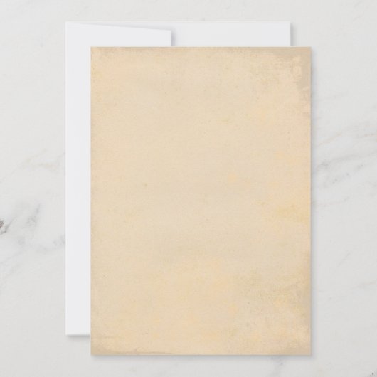 ピンクのヴィンテージの花、シックオールドブライダルシャワー 招待状 (裏面)