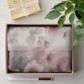 ピンクのヴィンテージインスパイアフローラティッシュペーパー 薄葉紙 (ギフト)