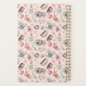 ピンクのヴィンテージカメラ プランナー手帳 (裏面)