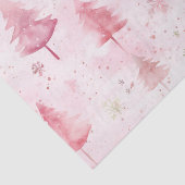 ピンクのヴィンテージクリスマスパイン 薄葉紙 (詳細)