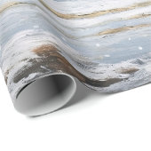 ピンクのヴィンテージトラッククリスマスツリーの切り離し ラッピングペーパー (ロールコーナー)