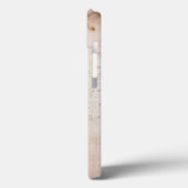 ピンクのヴィンテージバラの切り離しパターン Case-Mate iPhoneケース (裏面 / 左)