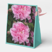 ピンクのヴィンテージバラパーティーケーキのお気に入り フェイバーボックス (裏面サイド)