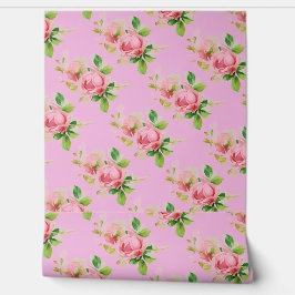 ピンクのヴィンテージバラ 壁紙