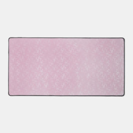 ピンクのヴィンテージパターン デスクマット