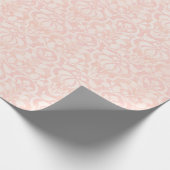 ピンクのヴィンテージビクトリアンダマスクシームレスパターン ラッピングペーパー (角)