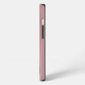 ピンクのヴィンテージラジオ iPhoneケース (左側面)