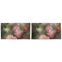 ピンクのヴィンテージ絵を描バライン旧オランダスタイル